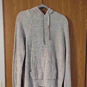 🛍3 For $18🛍American Eagle Outfitters Light Gray Hooded Sweater